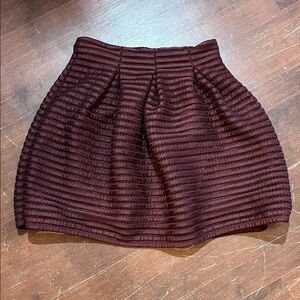 Xhilaration Wine Textured Circle Skirt